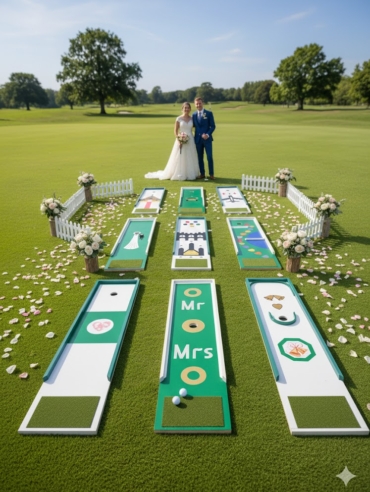 wedding crazy golf hire