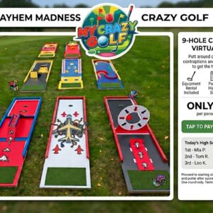 Pay to Play – 9 Hole Crazy Golf