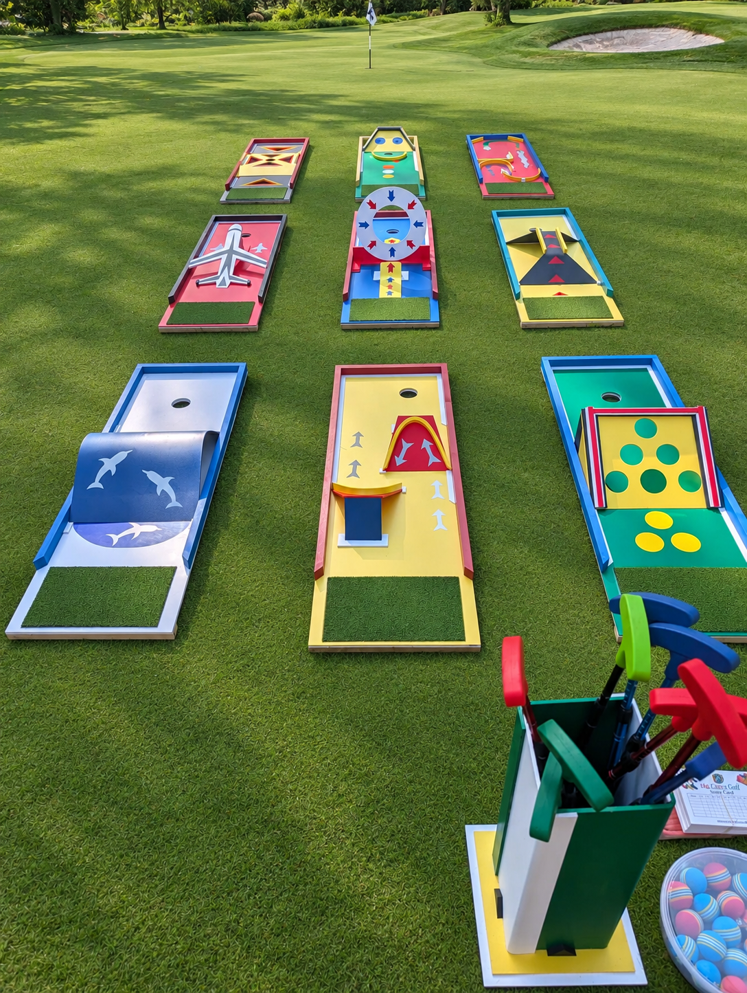 Mini Mayhem Crazy Golf Set